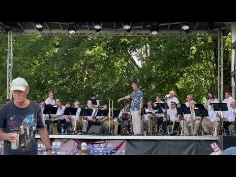 The Establishment Big Band performing at the Watertown Jazz Festival
